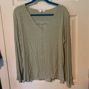 Market & Spruce Sage too with white dots